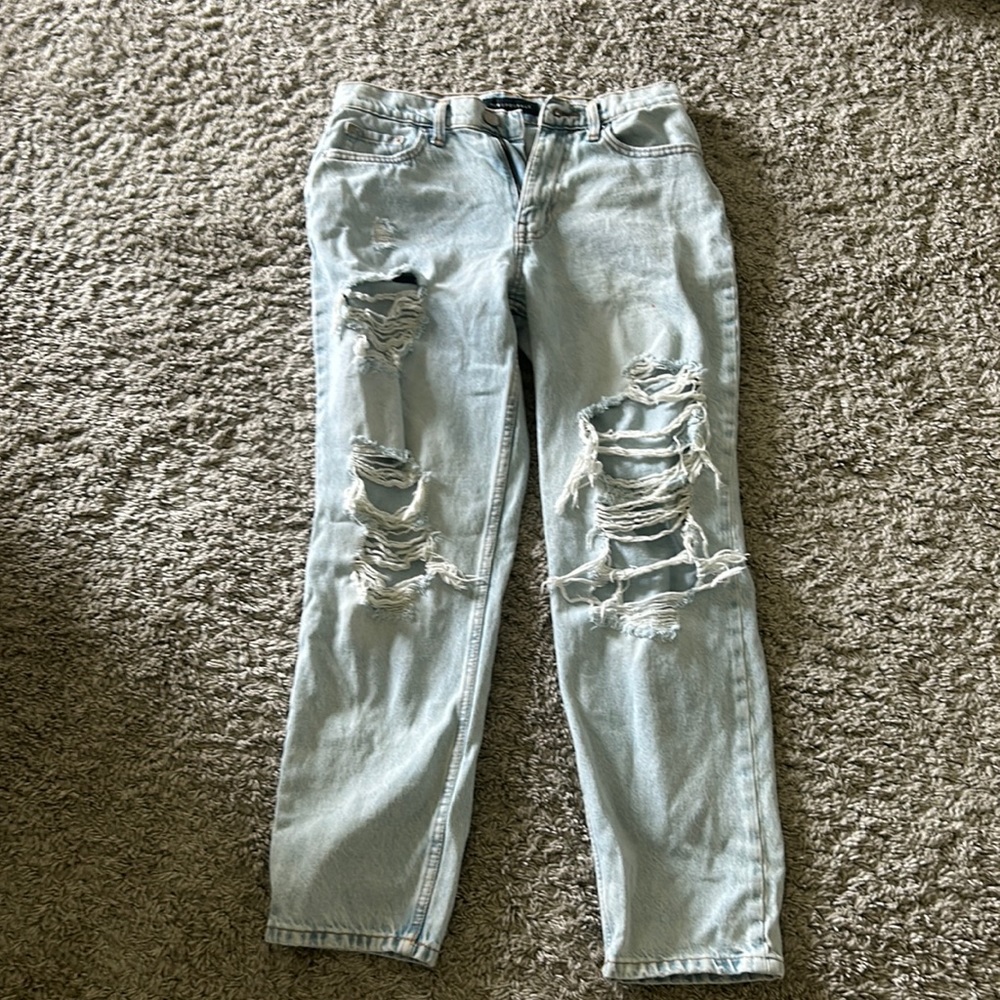 Aeropostale size 4 washed out light blue mom jeans